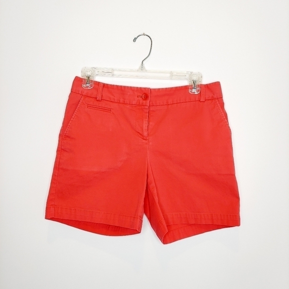 Talbots Pink Salmon Chino Golf Shorts Size 4 P - Picture 4 of 8